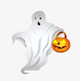 万圣节的幽灵免抠