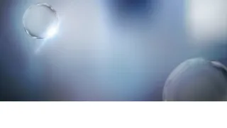 蓝色背景透明水珠海报背景