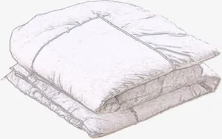 白灰素描向叠齐被褥免抠