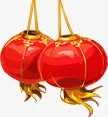 红色灯笼效果图片免抠