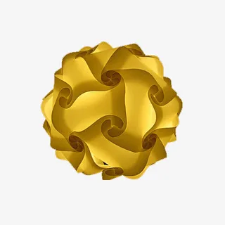 金色质感花图片素材免抠