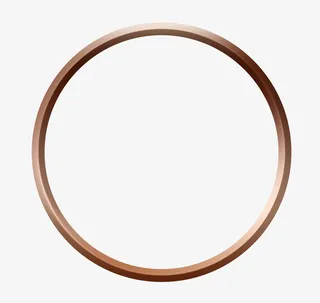 金属圆环素材免抠