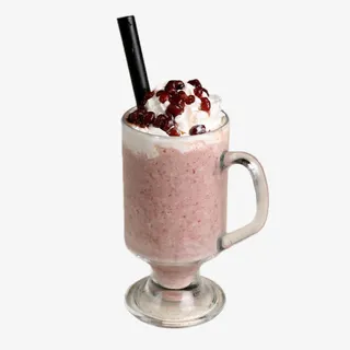 饮品红豆冰沙免抠