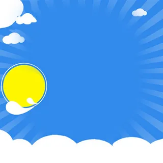 可爱儿童蓝色线条直通车主图素材高清