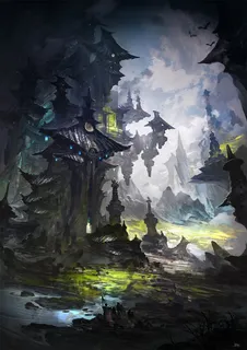 黑色炫酷乌云场景免抠