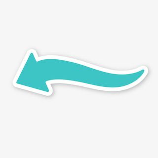 创意彩色波浪箭头矢量素材免抠