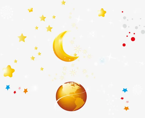 矢量星空图免抠