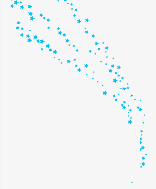 瀑布星星免抠