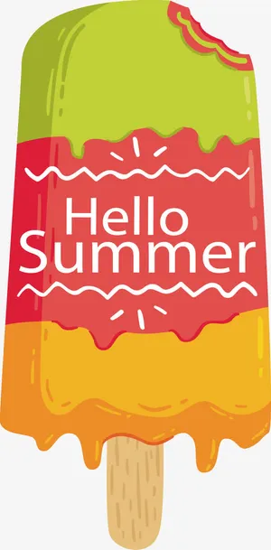 你好夏天冰棒免抠