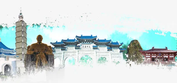 中国风古建筑免抠
