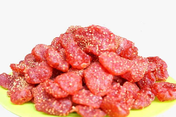 果脯草莓干免抠