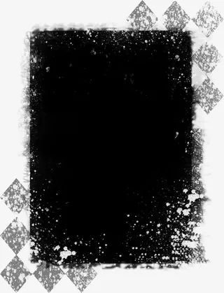 墨迹边框素材免抠