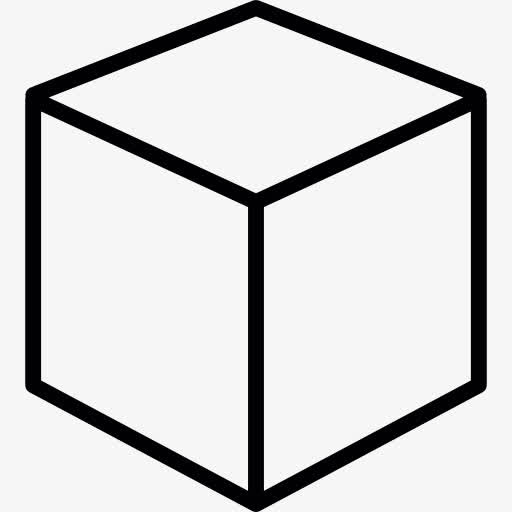 等角透视立方体图标免抠