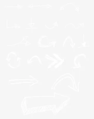 白色方向箭头创意元素免抠