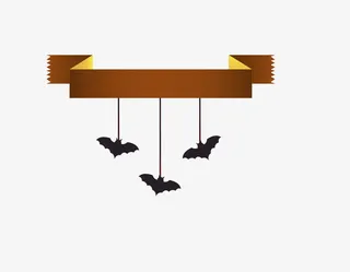 万圣节边框免抠