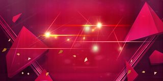 红色几何渐变酷炫背景高清