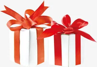 中秋节白色礼盒国庆免抠