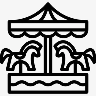 旋转木马图标免抠