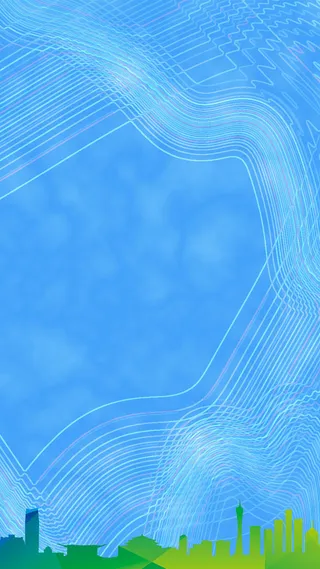 蓝色渐变H5背景高清