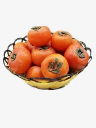 果篮里的柿子免抠