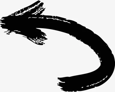 矢量弧形箭头图免抠