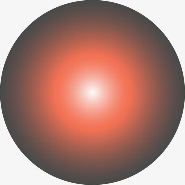 梦幻红色光晕免抠