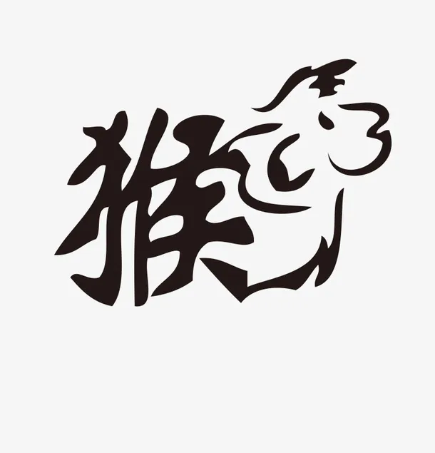卡通手绘装饰十二生肖简笔画头像免抠