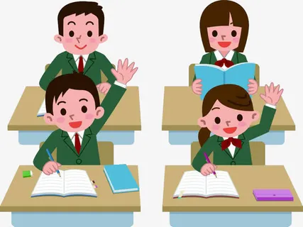 举手的学生免抠 举手的学生免抠