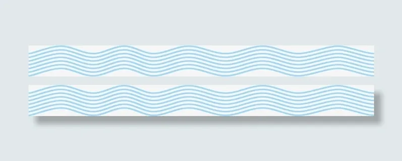 蓝色水波纹矢量图免抠