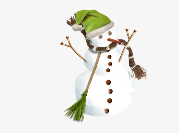 一个雪人免抠
