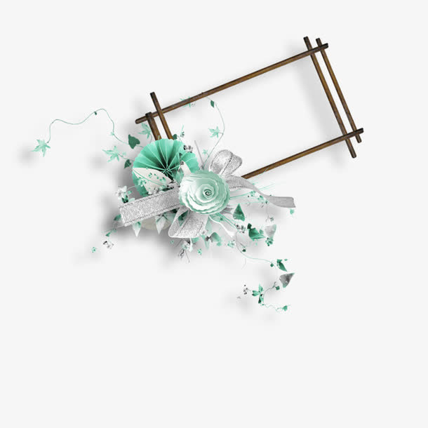 鲜花边框免抠
