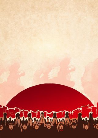 矢量插画质感51劳动节海报背景素材高清