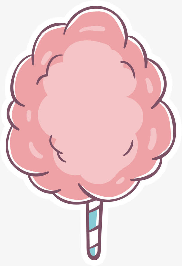 粉色的棉花糖下载免抠