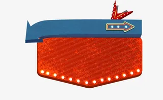 矢量手绘箭头标签免抠