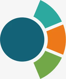 圆形扇形ppt免抠