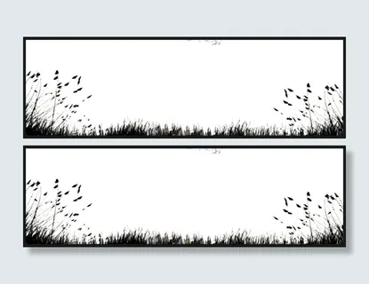 草坪水墨背景图高清