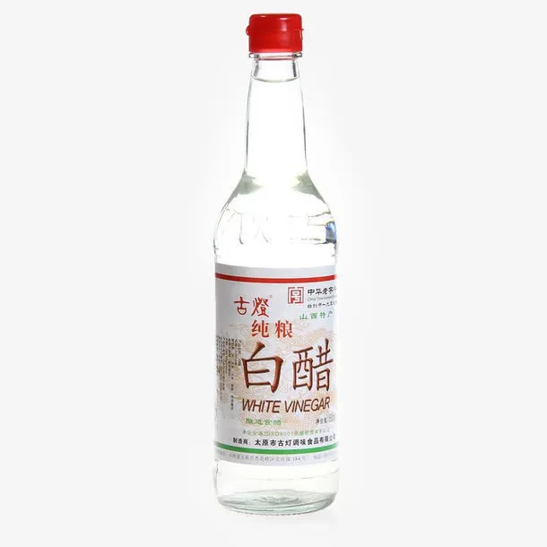 玻璃瓶装白醋免抠