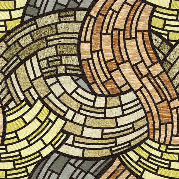 抽象砖墙花纹免抠