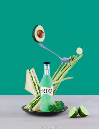 蔬菜绿色健康早餐海报背景