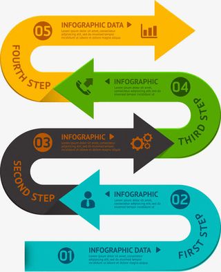 商务信息图表示意图免抠