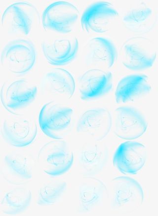 蓝色炫光流动特效免抠