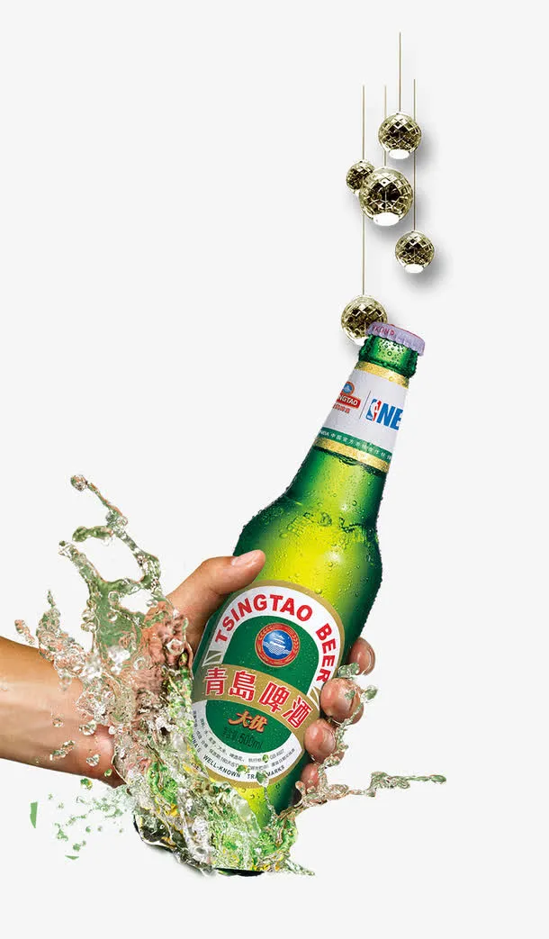 产品实物青岛啤酒大优免抠