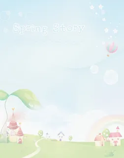 梦幻童装淘宝海报免抠背景其他元素