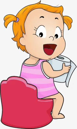 拿着手纸的女孩免抠