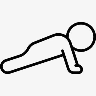 俯卧撑锻炼图标免抠