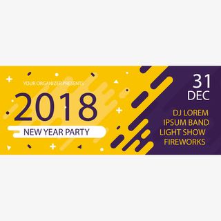 创意年派对banner