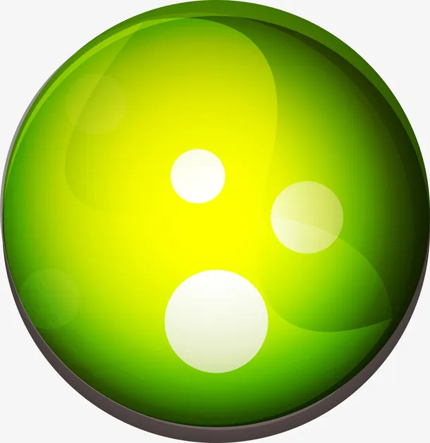 唯美绿色光效免抠手绘/卡通卡通元素