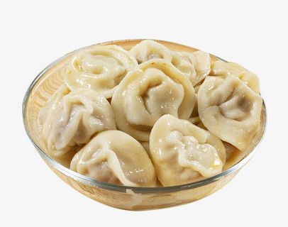 大年三十晚精致包饺子免抠