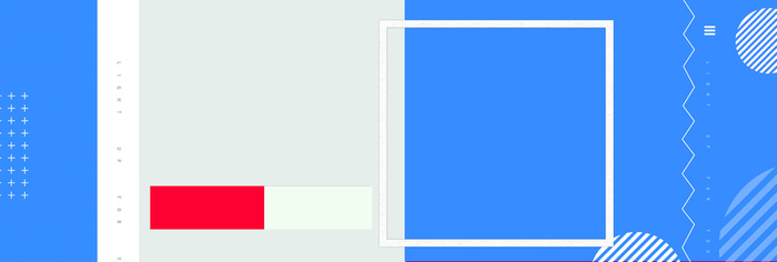 服饰促销蓝色几何电商背景高清