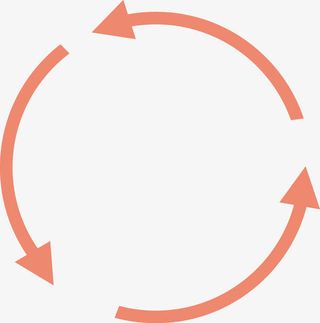 矢量环形指示标志免抠